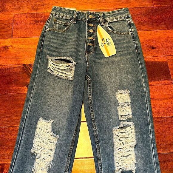 Cali 1850 straight leg jeans size 3 - Picture 2 of 9